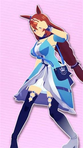 Super Creek Mama Saga (animation practice) #mikumikudance #mmd #umamusume #supercreek