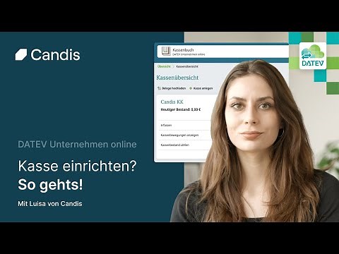 Kassenbuch online | DATEV Unternehmen online | Tutorial 2024