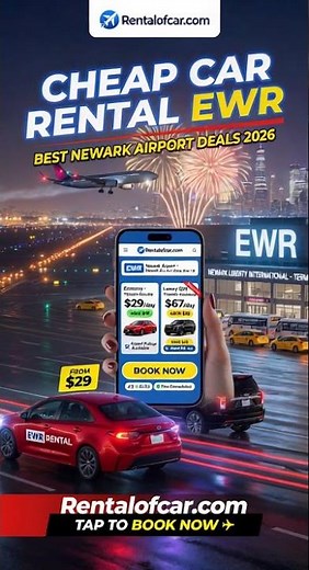 🚗 Newark Airport Car Rental Deals 2026 ✈️ Cheap Prices You Can’t Miss 🔥 #cheapcarrental
