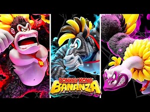 Donkey Kong Bananza - All DK Transformations (4K60FPS) | Nintendo Switch 2