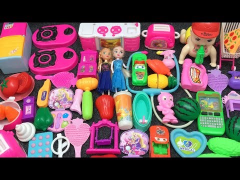Cuties Satisfying Unboxing Hello Kitty Sanrio Kitchen Set | Tiny Kitchen Toys ASMR No Talking