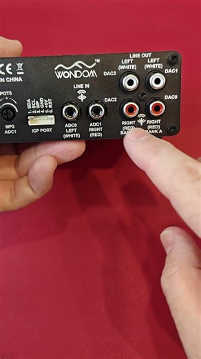 Народный DSP Wondom ADAU1701 2 in 4 out