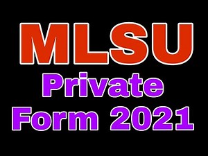 MLSU Private Form 2021