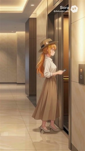 第105話-19｜黒猫ノアールのステラ☆シンフォニー ｜ひとりでエレベーターを降りて｜Stella☆Symphony of Noir ｜Ep105-19｜