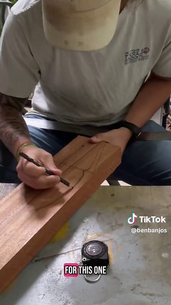 Custom Gourd Banjo Build: Sketching and Rough Cuts