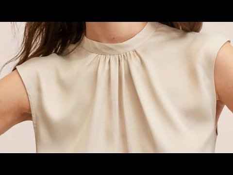 The Right Way To Create a Perfect Gathered Neckline | Sewing Tutorial