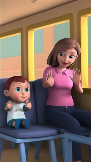 bébé meeko sur roues dans le bus 🚍 🎶 #shorts #chansonspourenfants #meekosfamily