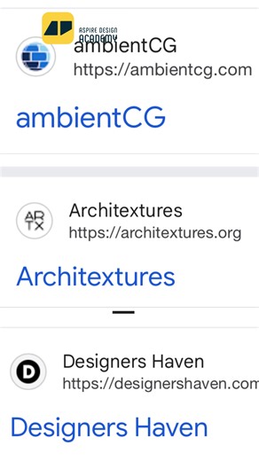3 Website សម្រាប់ download quality texture 📚 ———————————————————————————— AD Academy មានបង្វឹកផ្តោតលើកម្មវិធីធំៗចំនួន 7 ដែលស្ថាបត្យករអាជីពត្រូវការ (វគ្គជំនាញ-Skill Development Training) ៖ • AutoCAD • SketchUp • D5 Render • Photoshop for Architecture • V-Ray • Lumion • Revit សម្រាប់ព័ត៌មានបន្ថែម៖ Telegram: https://t.me/Aspire_Design_Academy ☎️ 096 889 8669 📬Email: hello@ad-kh.com 🌐Website: www.ad-kh.com 📍AD Academy៖ ផ្ទះលេខ2364z 2372z ផ្លូវ46 សង្កាត់ស្រះចក ខណ្ឌដូនពេញ ភ្នំពេញ។ Google Map: http