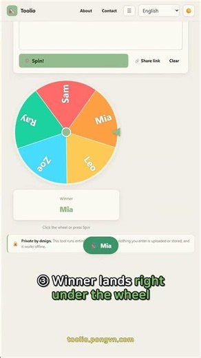 Spin the Wheel — free random picker you can share #Shorts #spinthewheel #wheeldecider