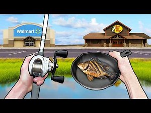 Walmart vs Bass Pro Shops Catch and Cook Challenge