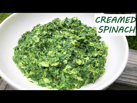 How to Cook Frozen Spinach Quickly | Easy Creamed Spinach | Keto Friendly and Gluten Free Spinach