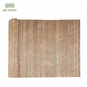 [Hot Item] Fireproof Artificial Bamboo Fence Roll Decorative Plastic Bamboo Fence Lifetime -Free Maintenance