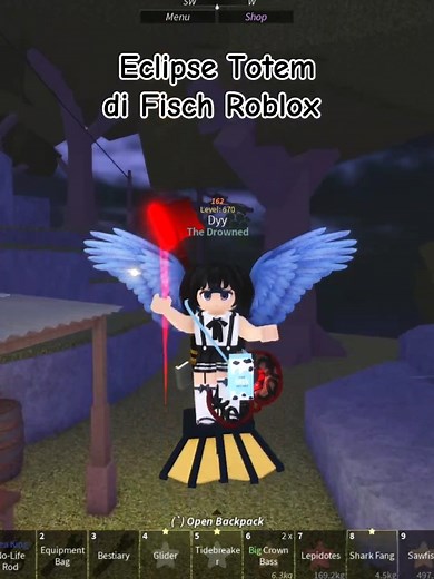 How to get Eclipse Totem in Fisch Roblox #roblox #fischroblox #fisch #tutorial #fyp #fypforyou #eclipse #totem