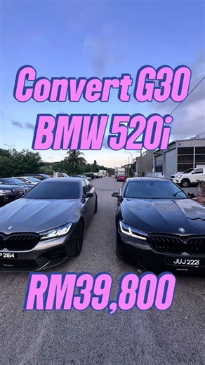 Convert G30 Free ! BMW 520i Harga Offer ! Cash RM39,800 ! #f10 #bmw #520i #hargamurah #skylink
