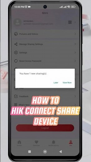 Hik Connect Share Device #hikvision #tutorial #tech #shorts