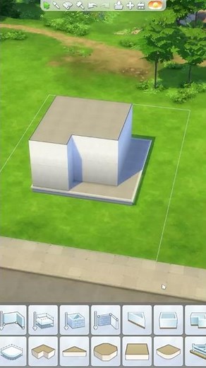 How To Roof Wrap Around Porches in The Sims 4 #shorts