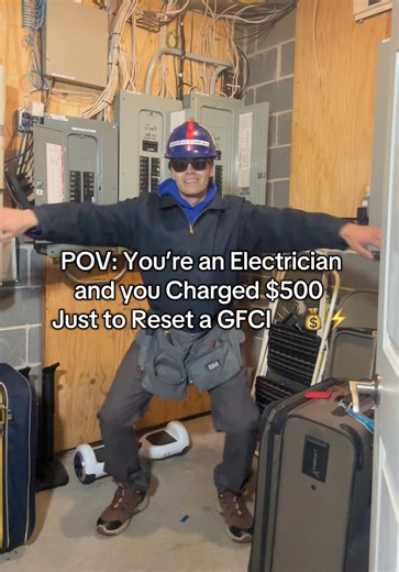 Are Electricians The King of the Trades? Some Residential Service Calls Be like #electrician #bluecollar #electricalcontractor #hendythesparky #trending