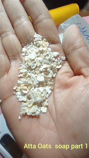 how to make Atta-Oats soap at home very easy? #handmade #shorts #viralshorts #diy #innovative