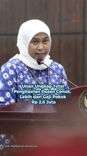 Unair Ungkap Total Penghasilan Dosen Cenuk, Lebih dari Gaji Pokok Rp 2,6 Juta
