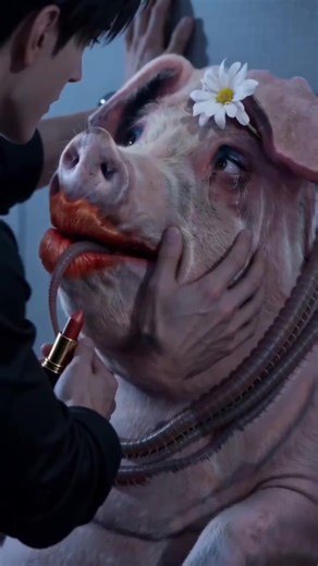 Anh ấy thoa son cho ẻm 😘#haucungheo #phimheodethuong