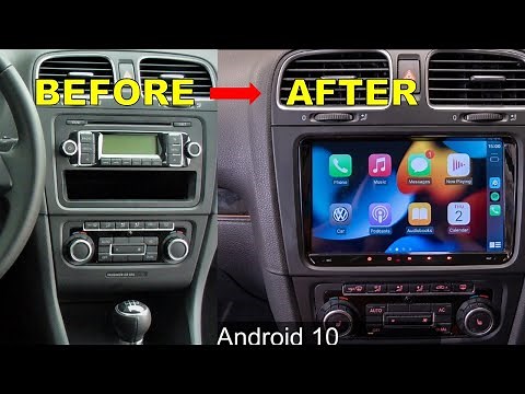 How to Install a Car Head Unit / VW Golf Android Head Unit / VW Golf 6 Mods