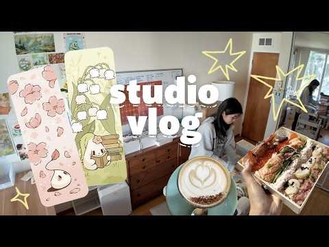 a busy week as a self-employed artist 🌱 upgrading brand assets & navigating a slump