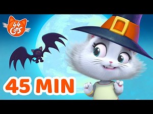 44 Cats 👻 Halloween Tales: Little Ghosts and Spooky Mysteries! | Full Episodes