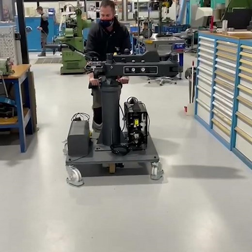 3arm M5 Manipulator Compressor Cart Demo