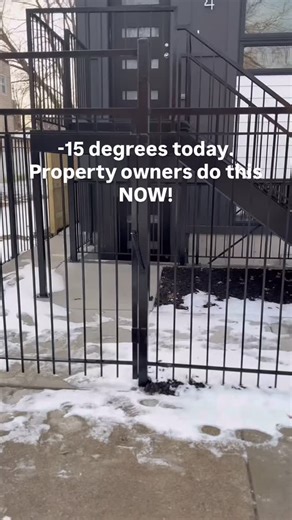 Sherita Owens, Chicago Realtor®️ on Instagram: "It’s -15° in Chicago — and this cold can get expensive if you’re not prepared. Do this to save money and avoid high-maintenance calls: ✔ Keep heat above 60° ✔ Drip faucets during extreme cold ✔ Open sink cabinets to keep pipes warm ✔ Remove snow & ice to avoid costly damage and lawsuits Smart owners stay proactive. Book a strategy call — link in bio. Sherita Owens ☎️ 312.647.3171 📧 Realtor.sheritaowens@gmail.com #ChicagoInvestors #CashFlowProtecti