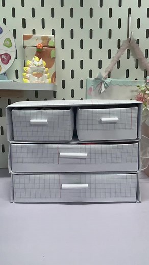 Làm Tủ Mini Để Bàn Bằng Giấy Tập Siêu Dễ / DIY Desk Organizer Using Just Notebook Paper #diy #paper #papercraft #organizer #tiktok #MiMoWY #BộtGạo