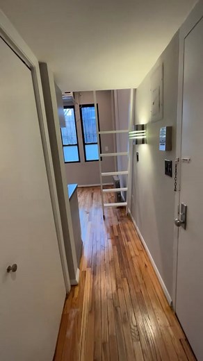 Unique Lofted Two-Level Studio Apartment Tour in NYC