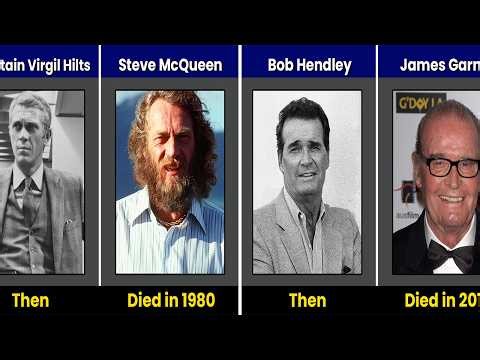 THE GREAT ESCAPE (1963) Cast THEN & NOW, All the cast members died tragically!!