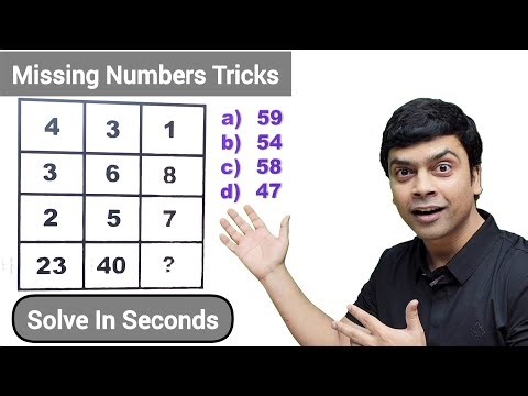 Missing Numbers Tricks | Reasoning Tricks | Maths Tricks | imran sir maths