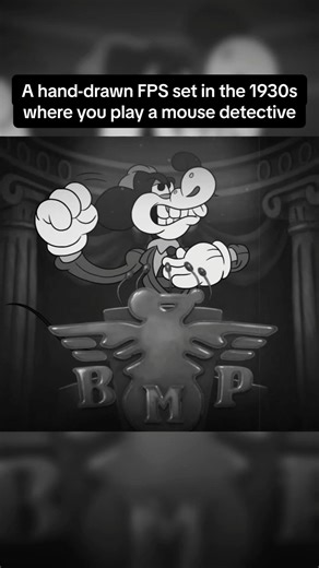 Jazz, guns, and a mouse with a case to solve #indiegame #newgame #steamgames #gameplay