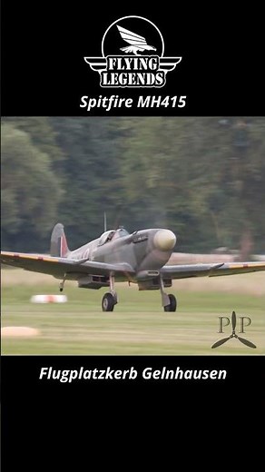 Supermarine Spitfire Mk.IXb MH415 Startup+Takeoff #aviation #coldstart #v12engine #bigengine #ww2