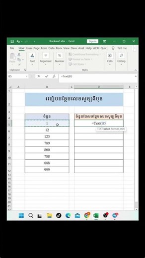 How to Add Leading Zero Before Numbers in Excel | Excel Tips for Beginners
