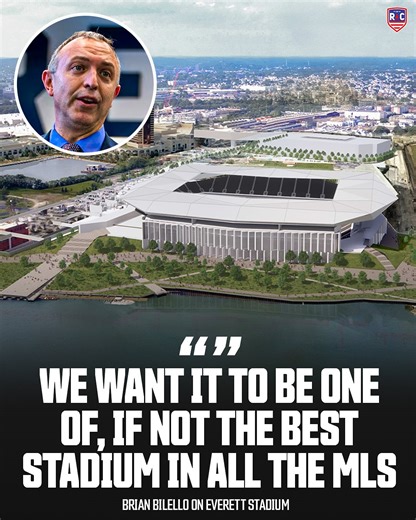 New England Revolution FanPage | Brian Bilello spoke more about the Everett Stadium project at the Revolution season member event The stadium is expected to seat between... | Instagram