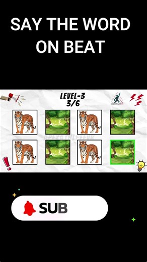 Say The Word On Beat (Level 1-3) | EASY MEDIUM HARD | Fast Rhythm Test