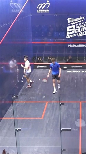 Awesome rally!!! 🤩 Fantastic squash on display in Hong Kong 🇭🇰