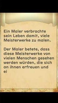 Die Gedanken des Malers - Huhito Fabeln-Deutsche Fassung Bd.23 #Deutsch #Fabel
