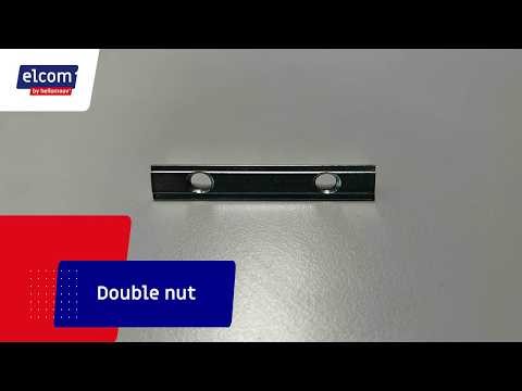 Double nut - Aluminium profile - Elcom