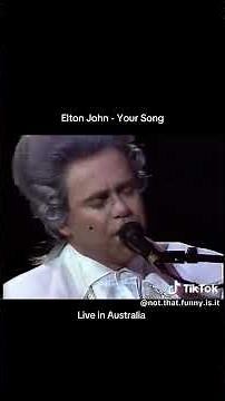your song live Australia Elton John HYPED and HEATED after orchestra messes up