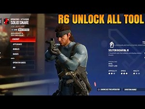 RAINBOW SIX SIEGE X UNLOCK ALL TOOL! UNLOCK ALL CAMOS, OPERATORS, WEAPONS, CHARMS & MORE!