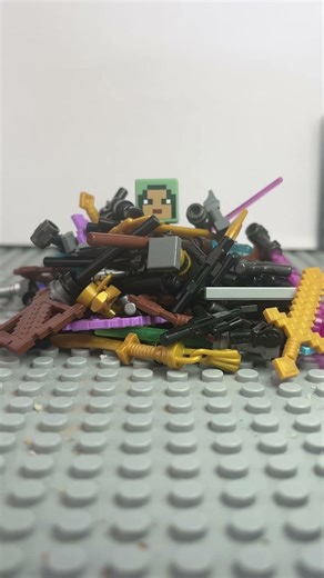 Drop all your weapons #lego #legostopmotion #funny #memes