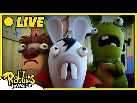 🔴 Rabbids dress up for Halloween! 🎃🧛 | RABBIDS INVASION 🐰 | Halloween 2024 Cartoon for kids