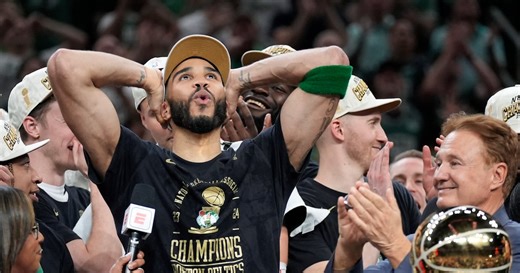 Jayson Tatum thanked God on Monday — but not for the win