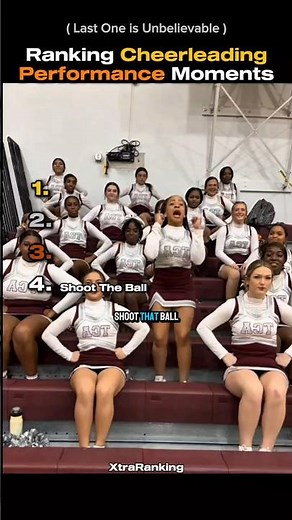 Ranking Cheerleading Performance Moments #cheer #cheerleading #tiktok