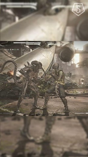 HOW TO DO THE "SLASH AND BASH" BRUTALITY FROM ALIEN IN Mortal Kombat 1 | #shorts |