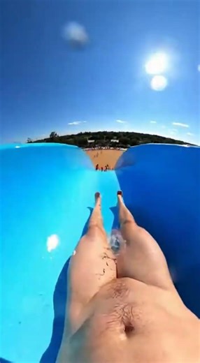 Waterslide into pool full of poop epic fail caught on camera #funny #fail #viral