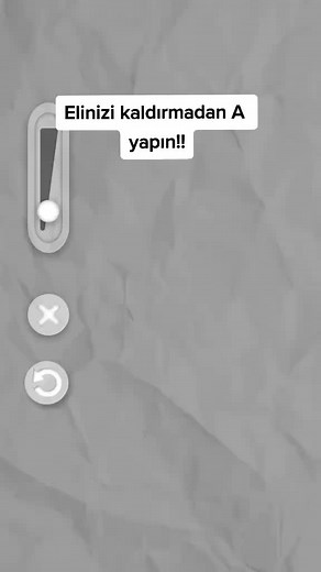 Elinizi Kaldırmadan A Harfi Çizimi